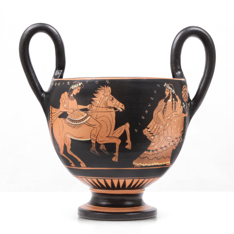 Ancient Greek Red-Figure Kantharos Pottery - The Ancient Home