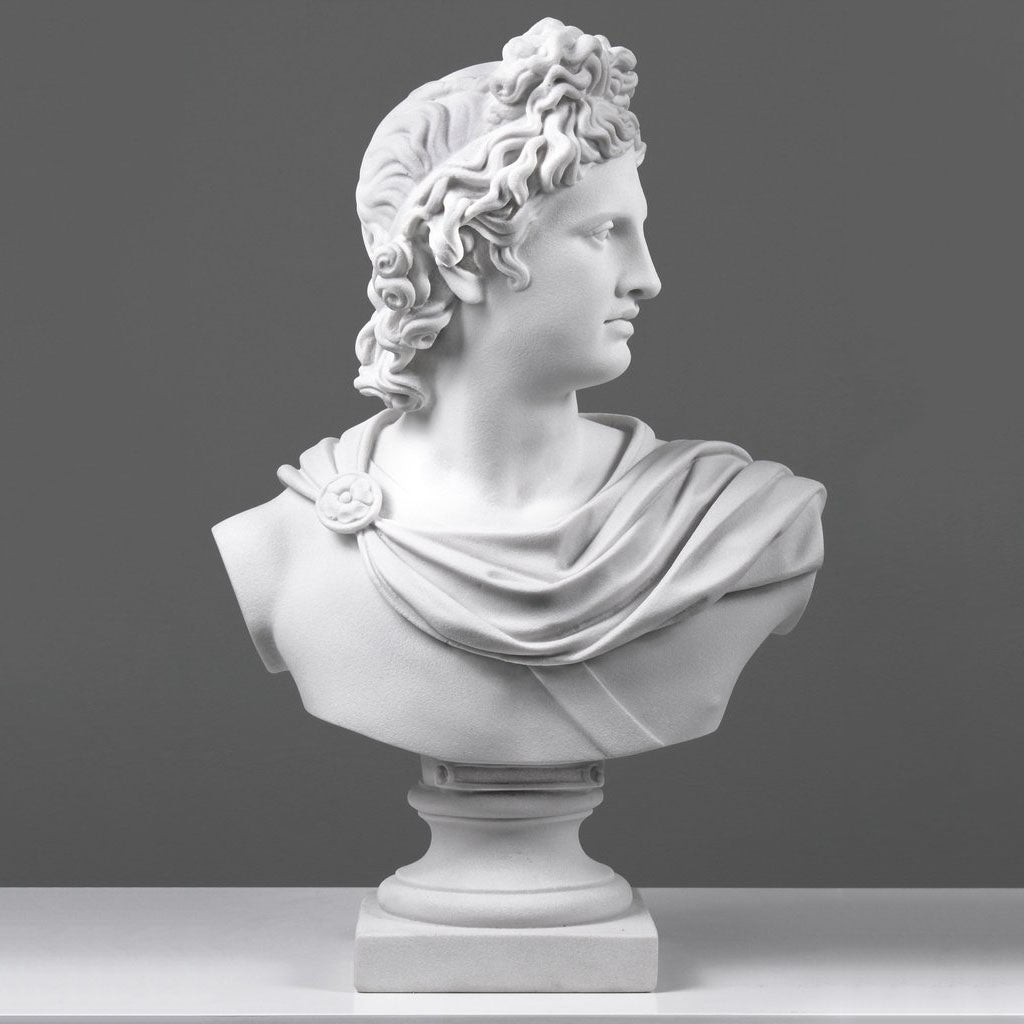 Apollo Bust Statue marble sculpture Greek Roman large – The Ancient Home