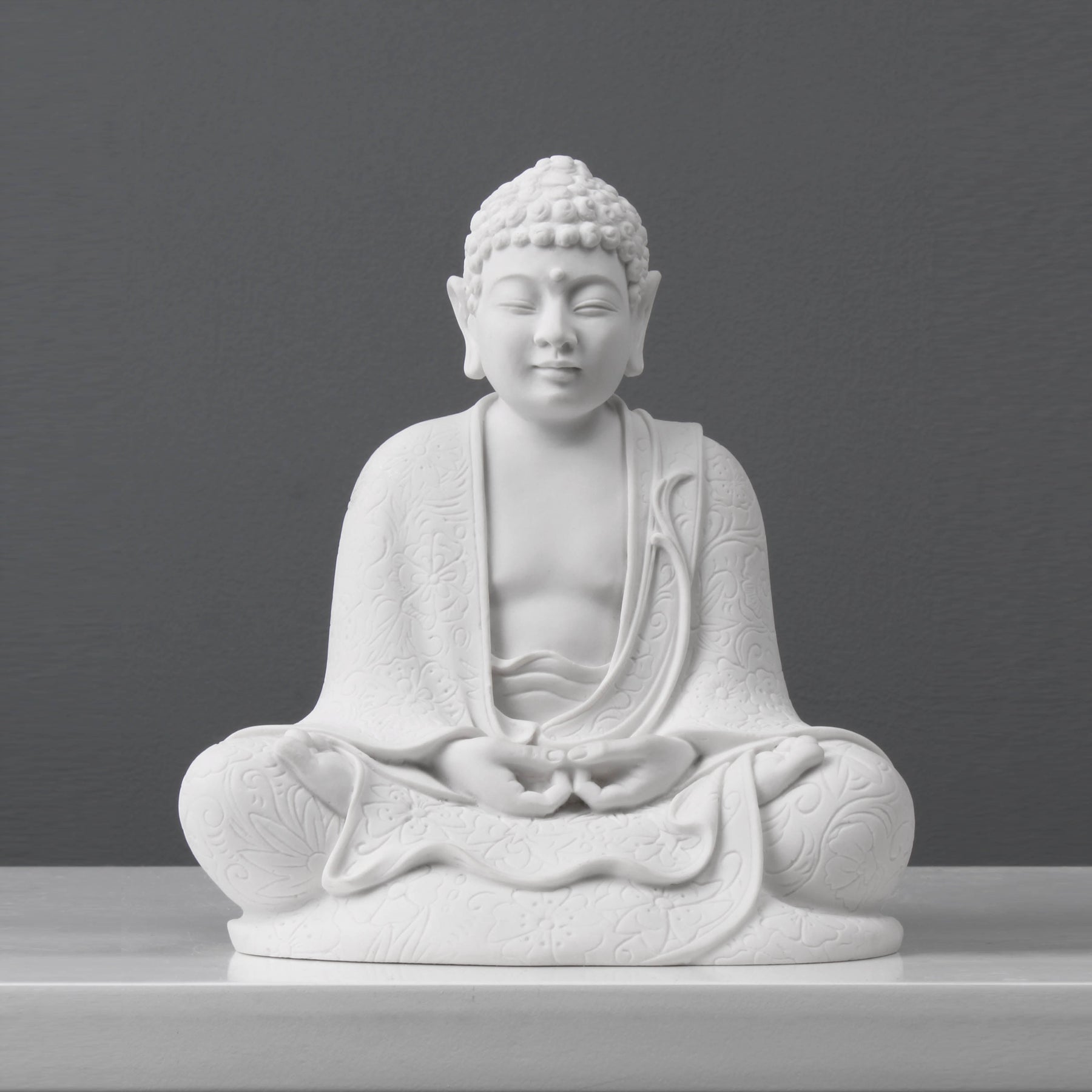bronze buddha statue 15 inch spiritual decor for meditation corner unique  gift idea