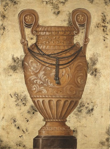 Classical vase on pedestal Fresco