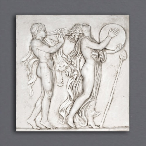 Dance in honour of Dionysus Bas-relief
