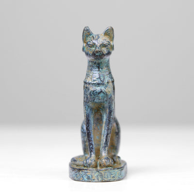 Egyptian Cat of Goddess Bastet Statue (Small)