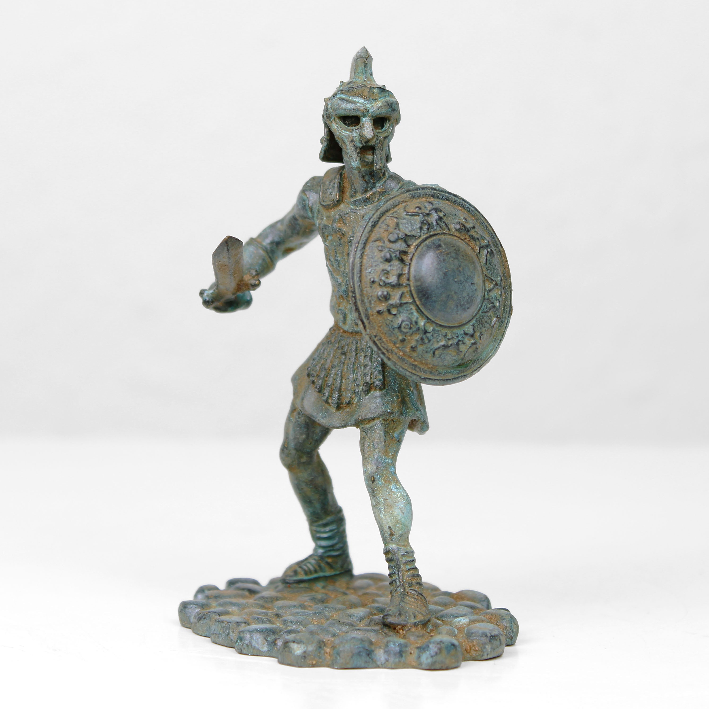 Statue of Gladiator Maximus small sculpture figurine green – The ...