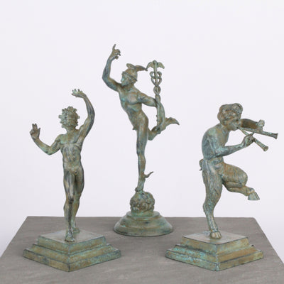 Dancing Faun Statue (Bronze)