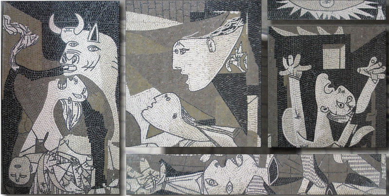 Guernica Contemporary Mosaic (by Picasso)