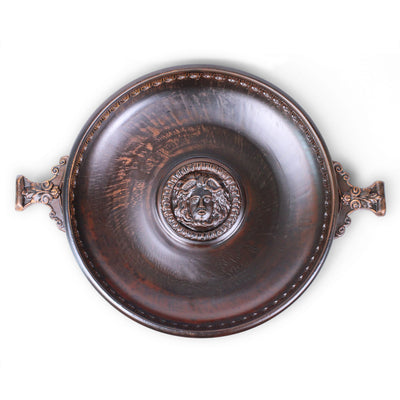 Medusa Plate - Black Roman Ceramic