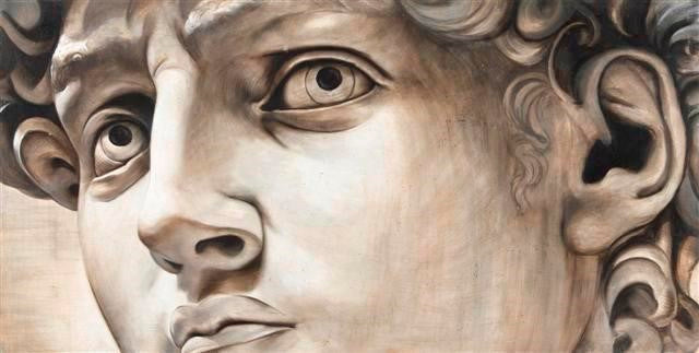 Michelangelo David Fresco