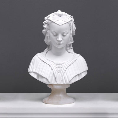 Bronze Female Bust Statue