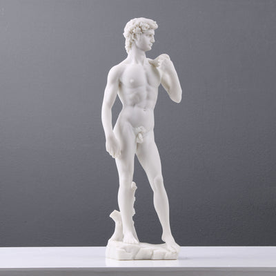 Sculpture of David by Michelangelo (White Statue)