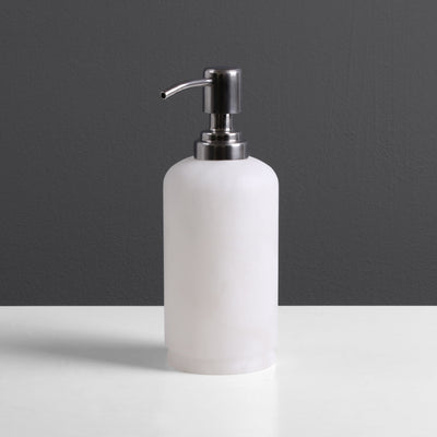 Solid Alabaster Soap Dispenser