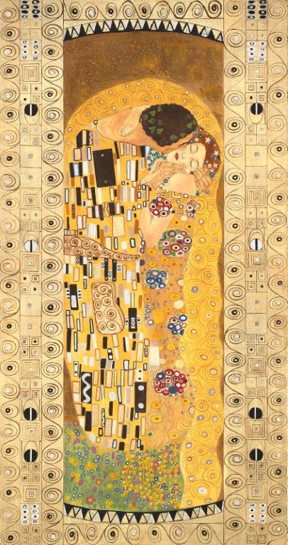 The Kiss Contemporary Fresco by Gustav Klimt