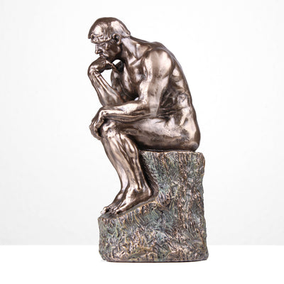 The Thinker Statue by Rodin (Cold Cast Bronze Sculpture)