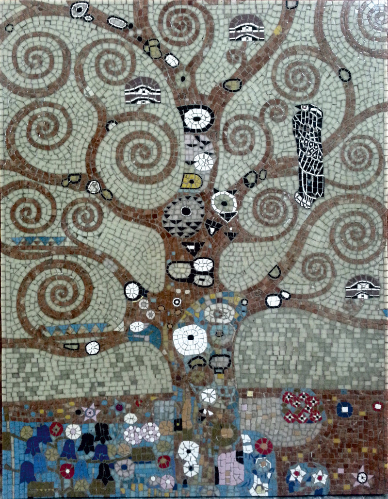 The Tree Contemporary Mosaic (by Gustav Klimt)