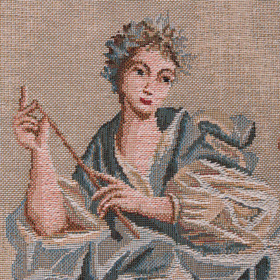 Blue Lady Portiere Tapestry