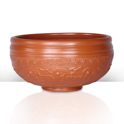 Samian Bowl with Hare & Hounds (Drag 37)