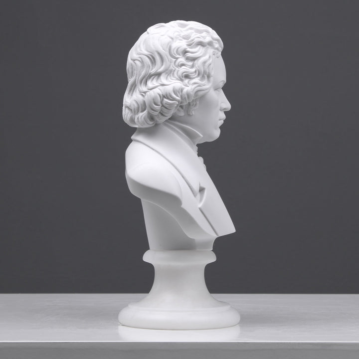 Beethoven Bust Sculpture (Small) marble statue – The Ancient Home