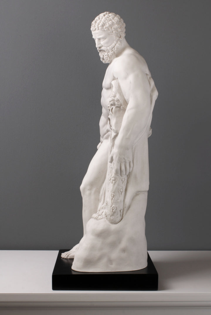 Farnese Hercules Statue Black Base for sale The Ancient Home