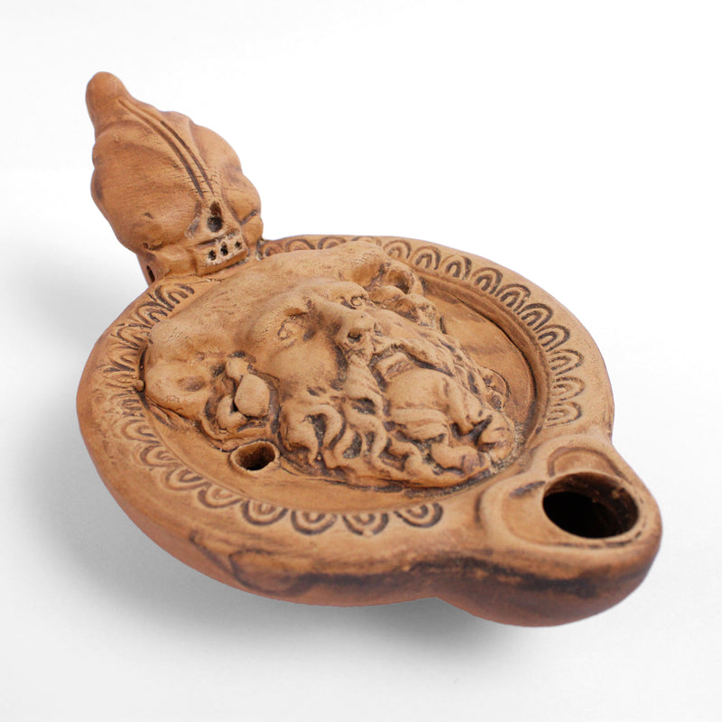 Faun oil lamp