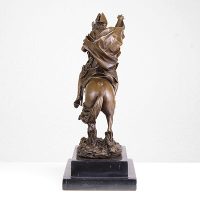 Napoleon Crossing the Alps Statue (Military Horse Rider - Hot Cast Bronze Sculpture)