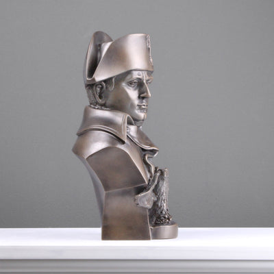Napoleon with Eagle Bust Sculpture (Bronze)