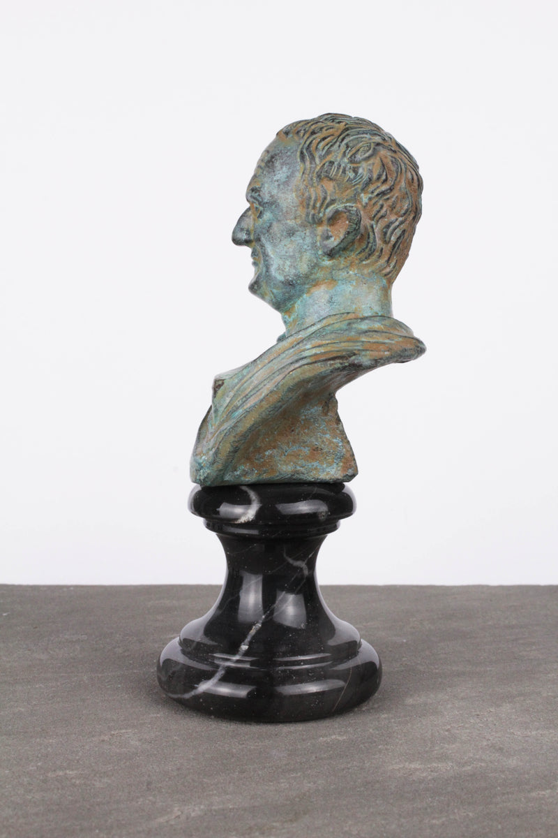 Vespasian Bust (Green Bronze)