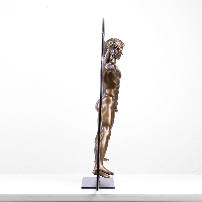 The Vitruvian Man Statue (Body Sculpture by Da Vinci) - Large