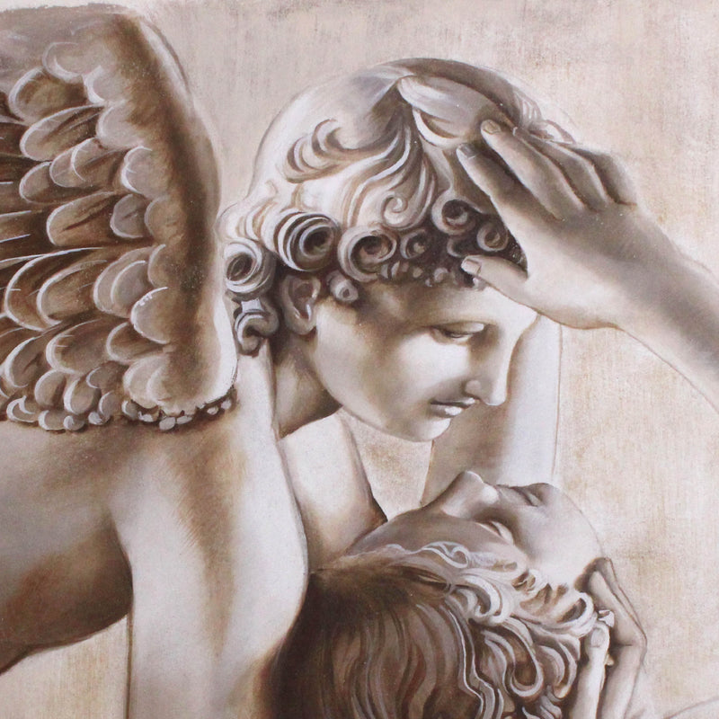 Love of Cupid and Psyche Fresco painting wall art decor handmade – The ...