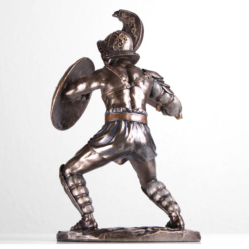 Gladiator Statue (Cold Cast Bronze Sculpture)