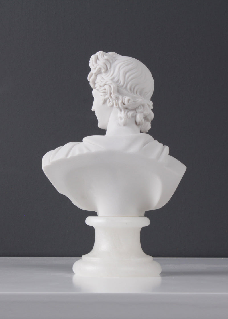Apollo Bust Statue (Small) marble sculpture Greek Roman – The Ancient Home