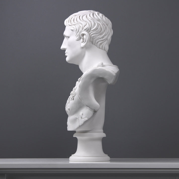 Augustus Caesar of Primaporta Bust Sculpture (Large) marble statue