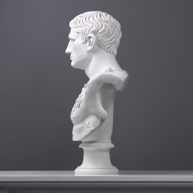 Augustus Caesar of Primaporta Bust Sculpture (Large)