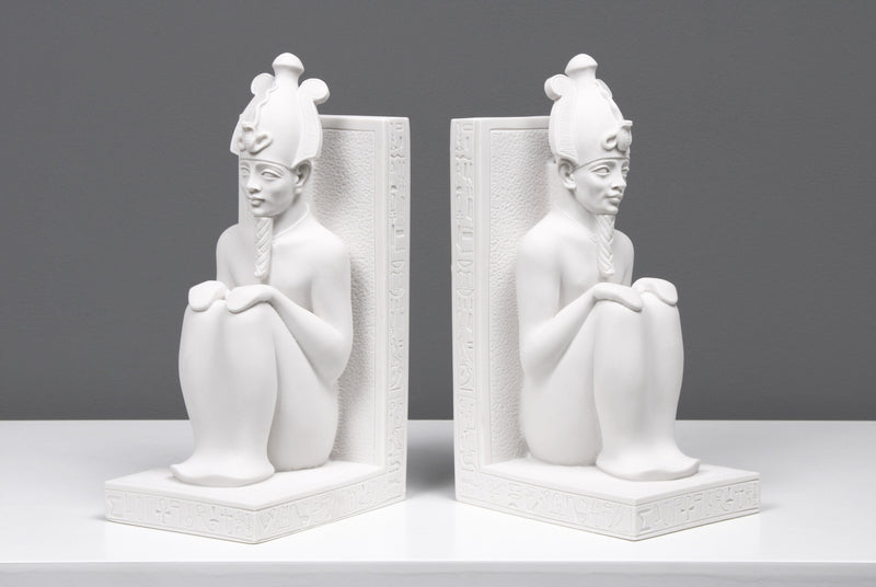 Egyptian Bookend - Osiris Statue in Pair