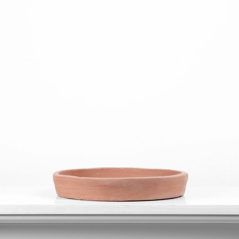 terracotta planter saucer Large Terracotta Plant Saucer orange garden outdoor decor handmade