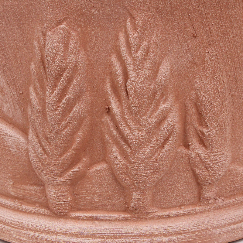 Small Terracotta Round Vase