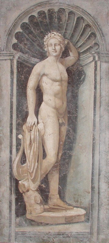 Apollo Statue Fresco