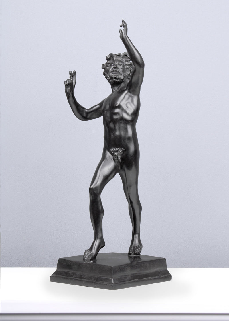Dancing Faun of Pompeii - Bronze Statue (Medium)