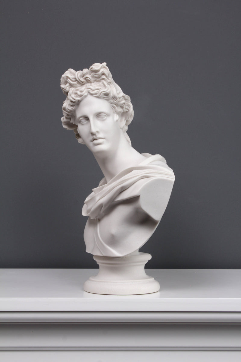 Apollo Bust Sculpture (Medium)