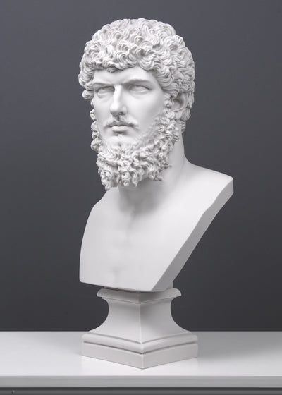 Lucius Verus Bust Sculpture - Roman Emperor (Large)