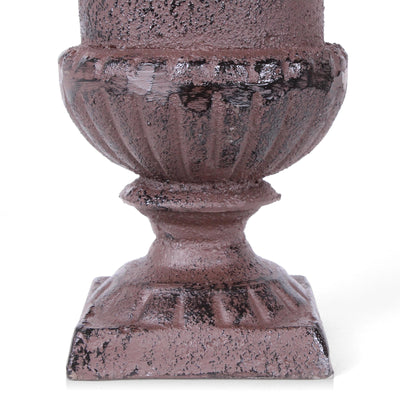 Cast Iron Garden Vase in Pair