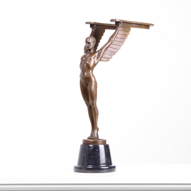 Icarus Statue (Greek Hero - Hot Cast Bronze Sculpture)