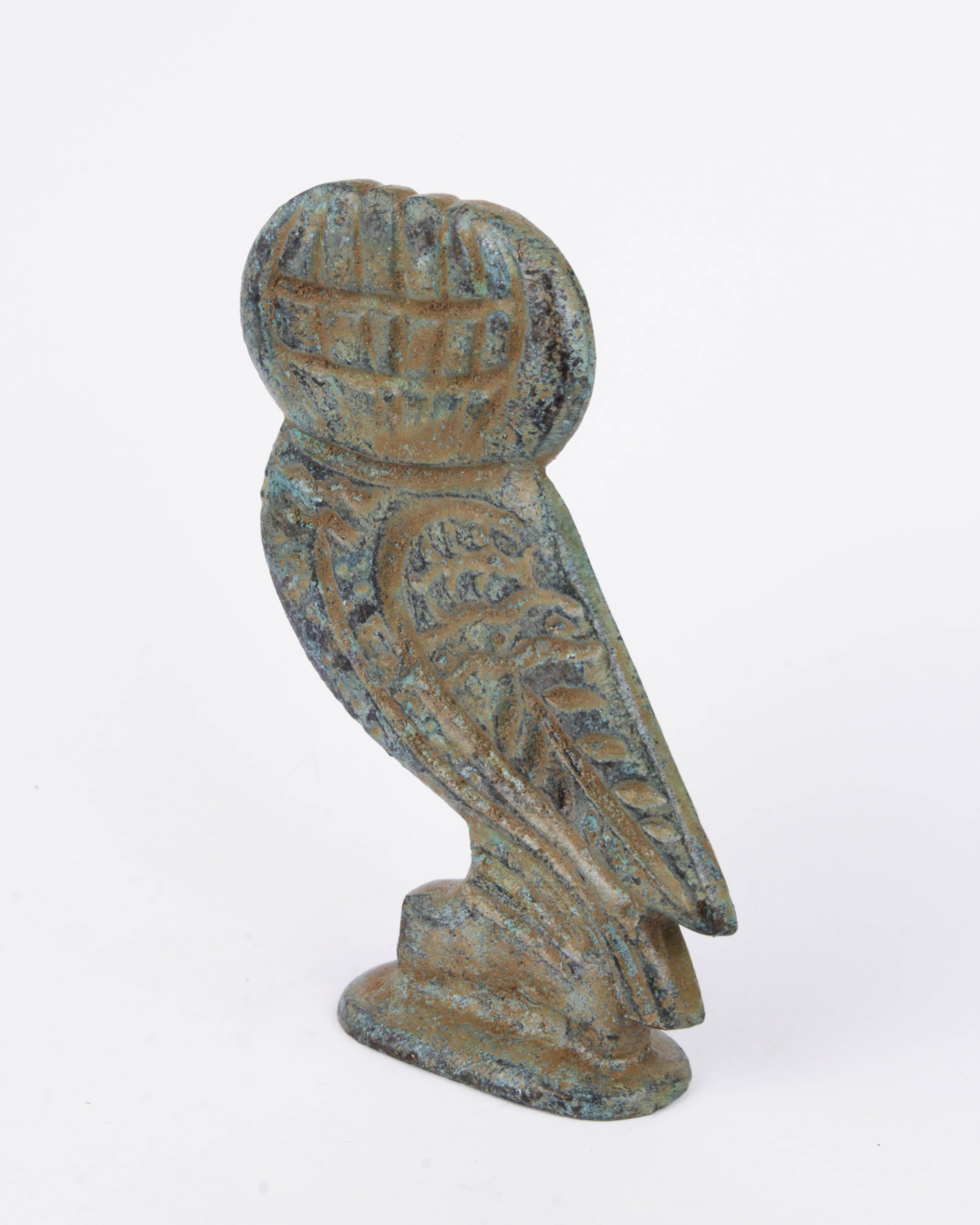 Owl of Athena Bronze Statue (Small) – The Ancient Home