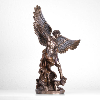Saint Michael Statue (Cold Cast Bronze Sculpture)