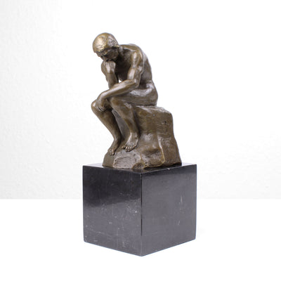 Statue of the Thinker by Rodin (Hot Cast Bronze Sculpture)