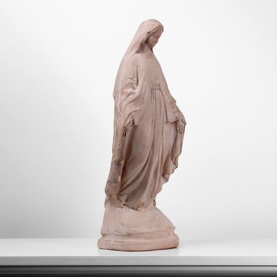 Virgin Mary Garden Statue Terracotta