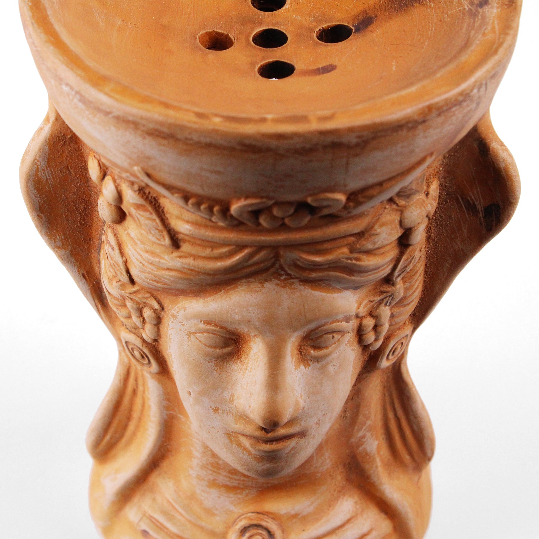 Roman Ritual Incense Ancient Ceramic Incense Burner of Goddess Tanit pottery Roman ceramic ...