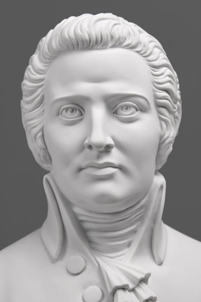 Mozart Bust Statue