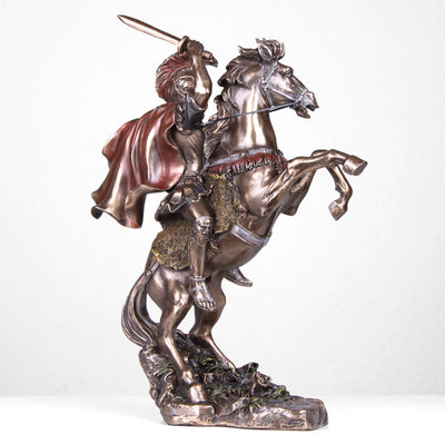 Alexander The Great on Horse Statue (Cold Cast Bronze Sculpture)