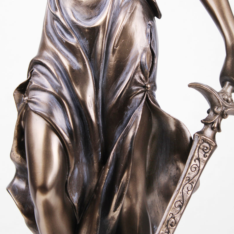 Lady Justice Sculpture of Themis (Cold Cast Bronze Statue)