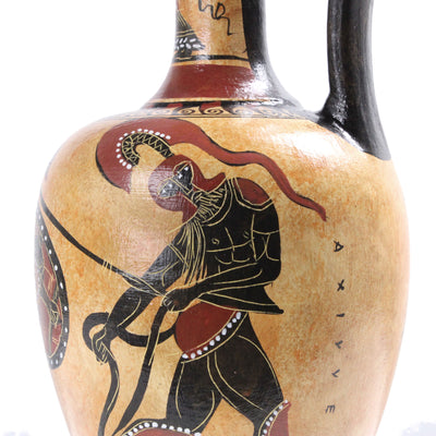 Ancient Greek Black-Figure Vase with Athena Pottery - The Ancient Home