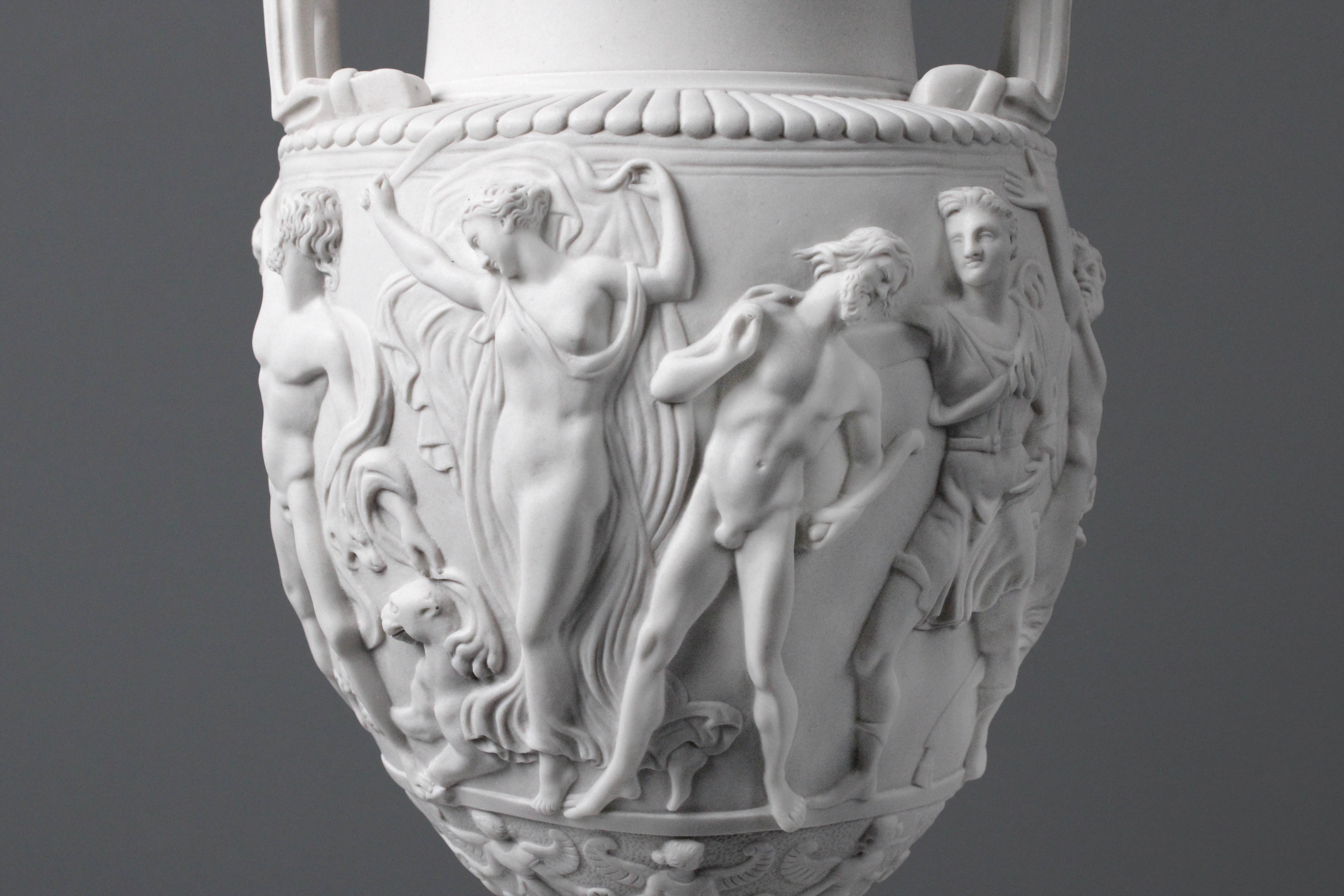 Classic Marble Vase on Large Pedestal marble planter Greek Roman